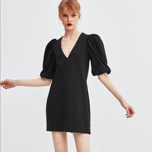 Zara TRF v-neck dress